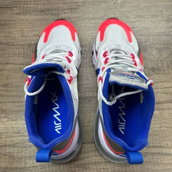 Nike~Women’s~Air Max 270 React Pink/Blue Sneakers(CW3094-100)~Size 8.5 - Picture 5 of 8